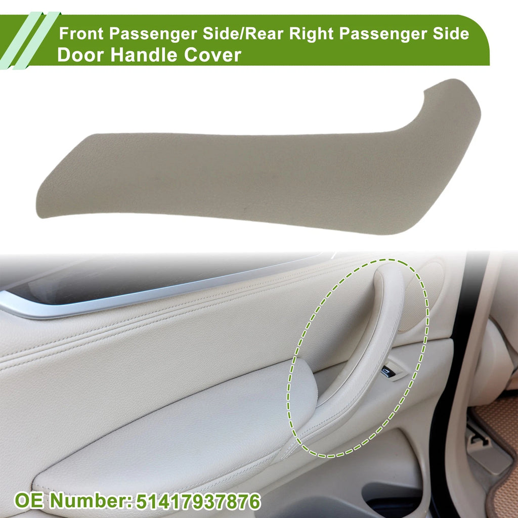 Door Panel Handle Pull Trim Cover for BMW X1 F48 F49 (2015–2020) No. 51417937876 Beige