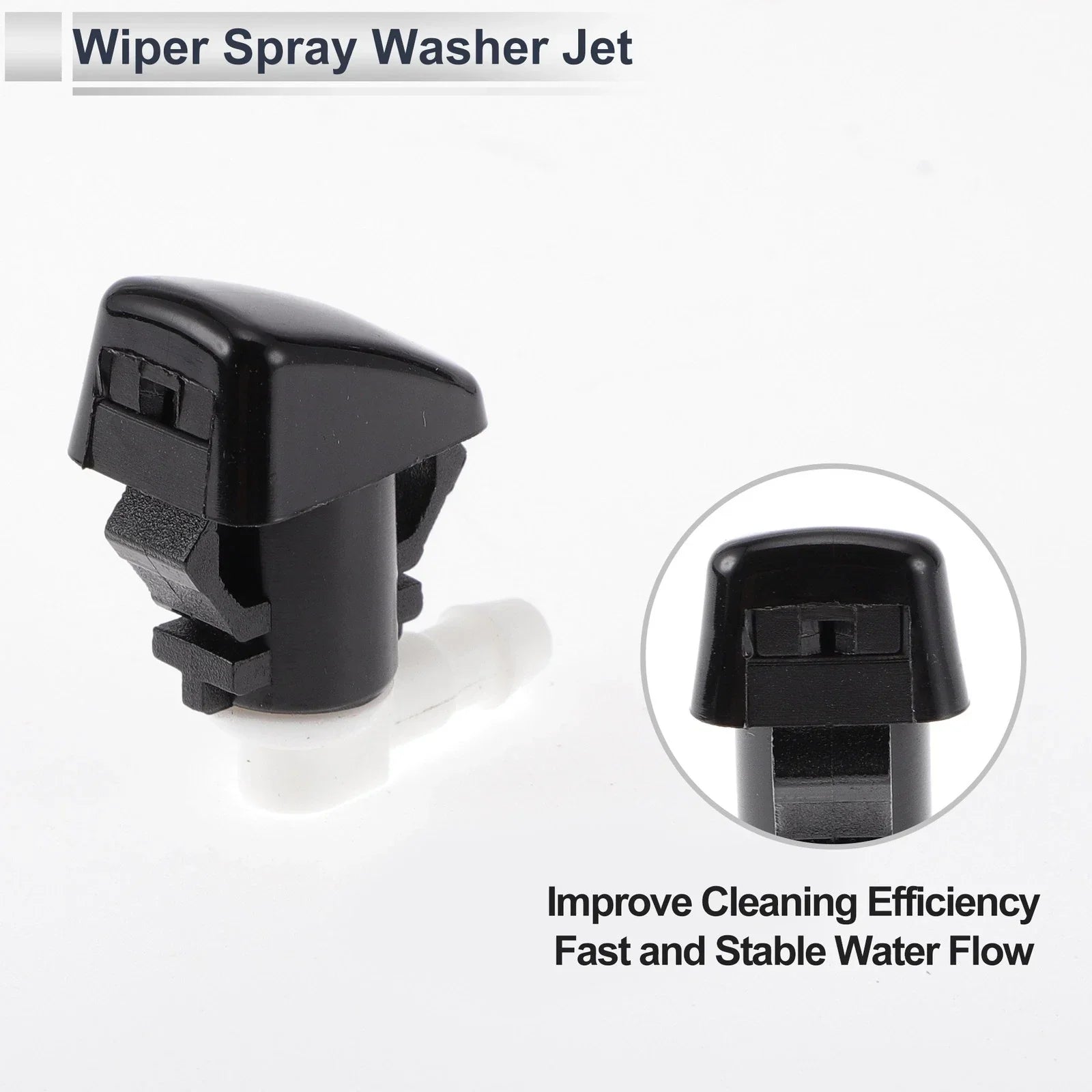 Washer Nozzle & 6 x Hose Connectors for Dodge (2011-2023)