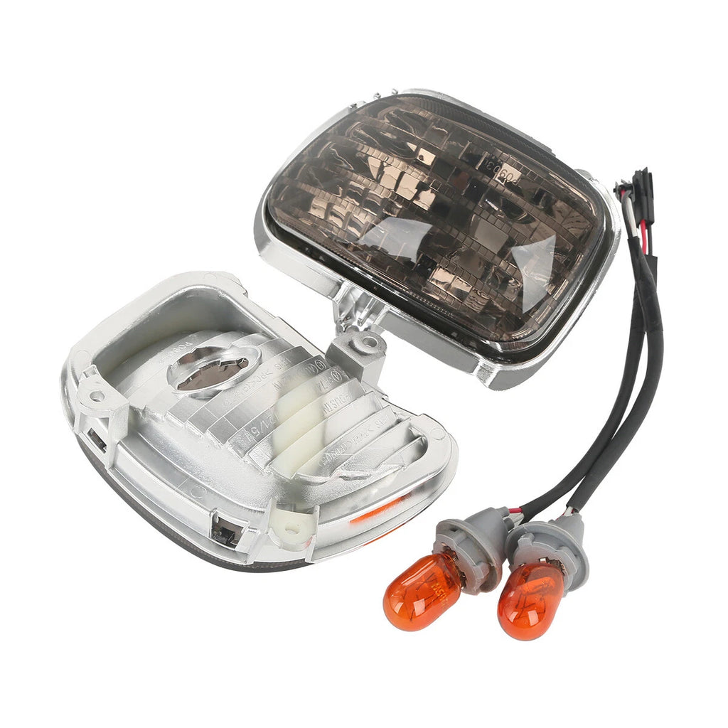 Smoke Front Side Turn Signal Lights for Honda Goldwing GL1800 (2001–2017)