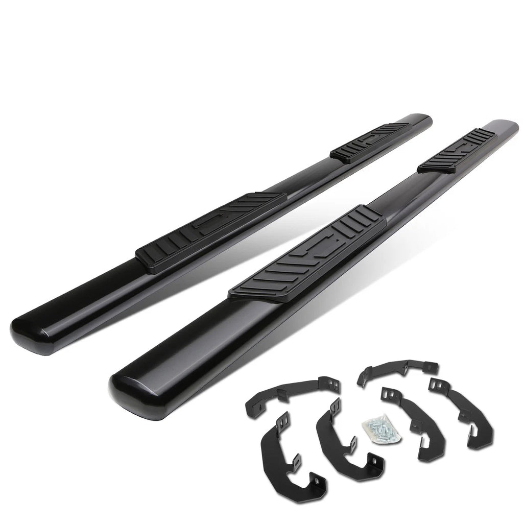 5" Oval Nerf Step Bars for Silverado Sierra Crew Cab (2019–2022)