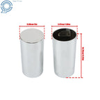 20 Pack Chrome Lug Nut Covers for Semi Truck (33mm)