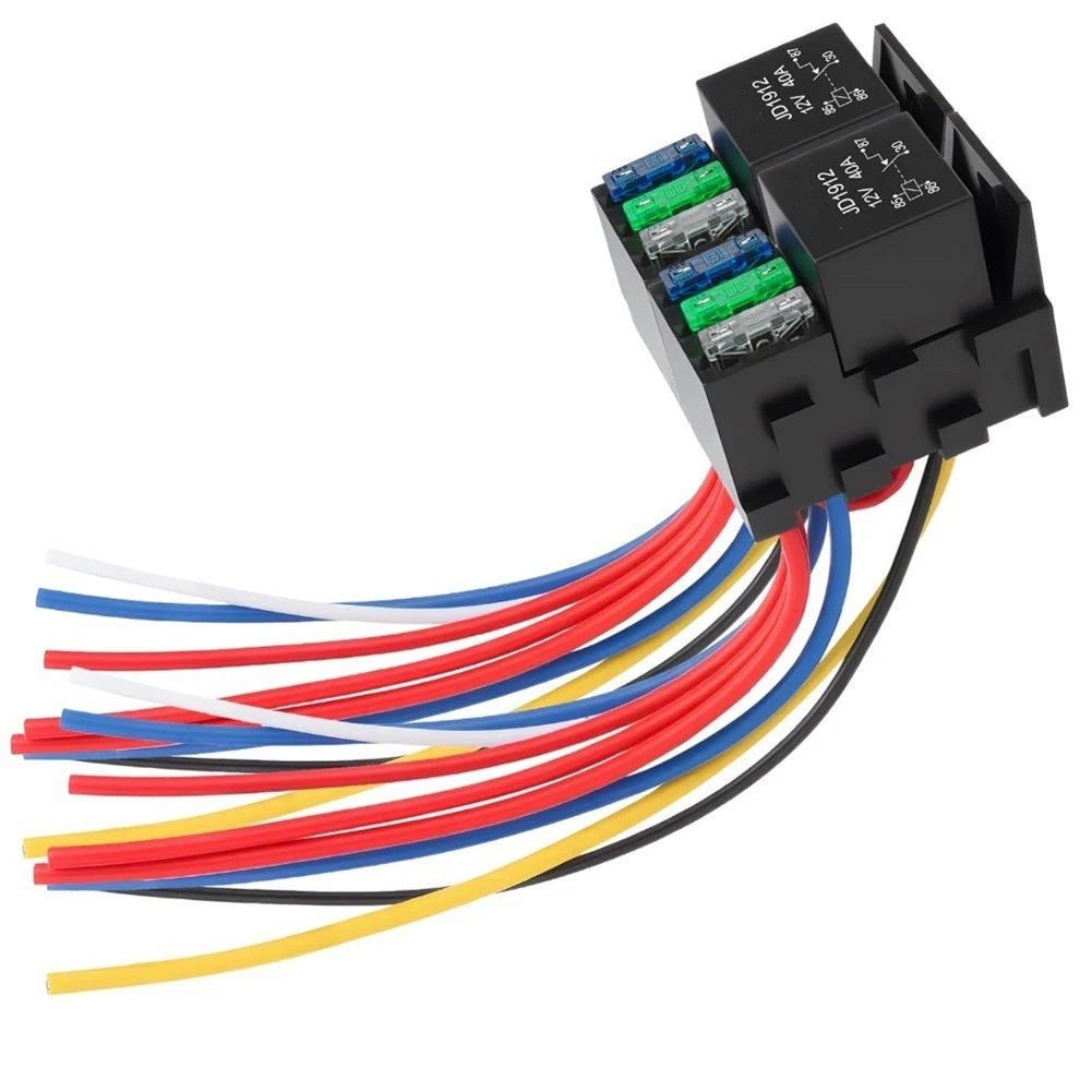 3 Way 5 Pin SPDT Relay Fuse 12 Volt 40 Amp for Off Road Marine