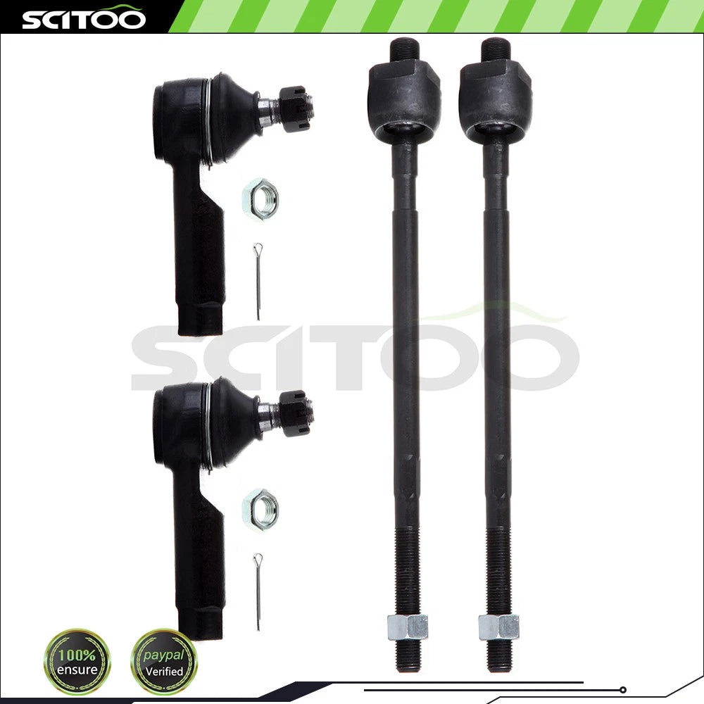 Set of 4 Tie Rod Ends for Infiniti I30 (1996–1999) & Nissan Maxima (1995–1999)