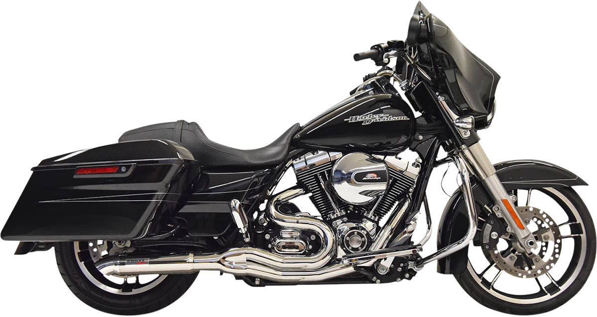 Bassani 2:1 Exhaust for Hotrod (1F67C) - Chrome