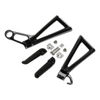 Rear Passenger Foot Pegs Bracket for Yamaha YZF R6 R6S (2003–2009)