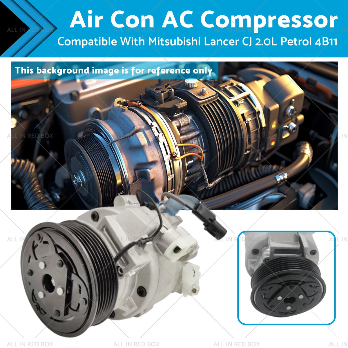 AC Compressor for Mitsubishi Lancer CJ (2007–2017) 4B11