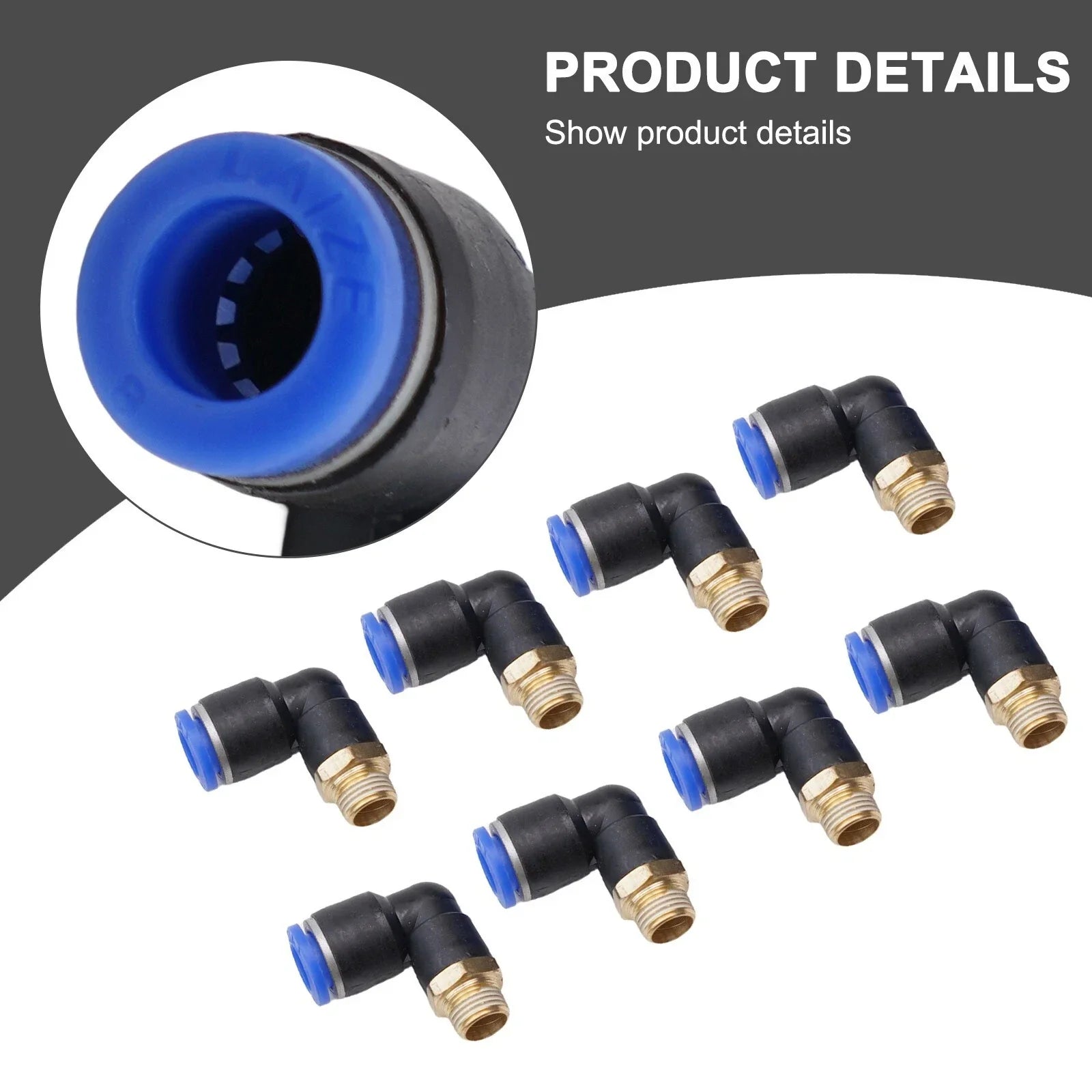 8 PCS 1/8 L Parts Connector Tube 8mm for Coats Corghi Tire Changer Machine