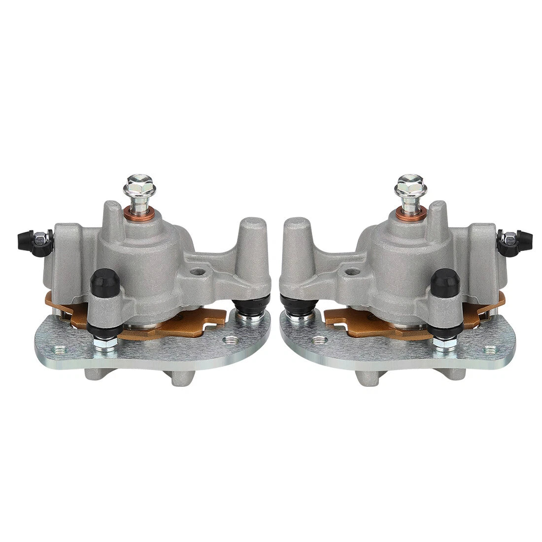 Rear Left Right Brake Caliper & Pads for Yamaha Grizzly 700 YFM700F/P (2007–2018)