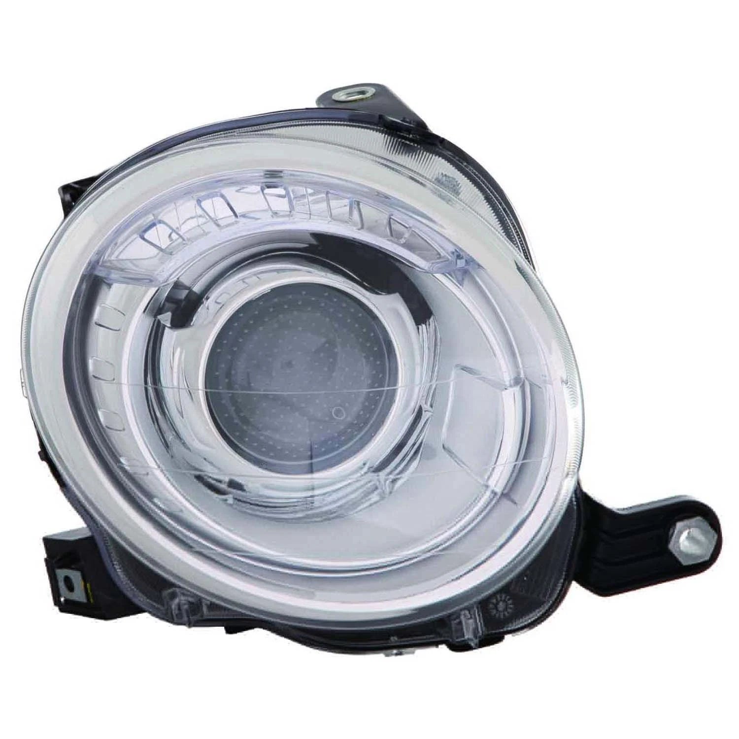 Replacement Driver Side Headlight Assembly w/o 500 Logo w/o Black Trim