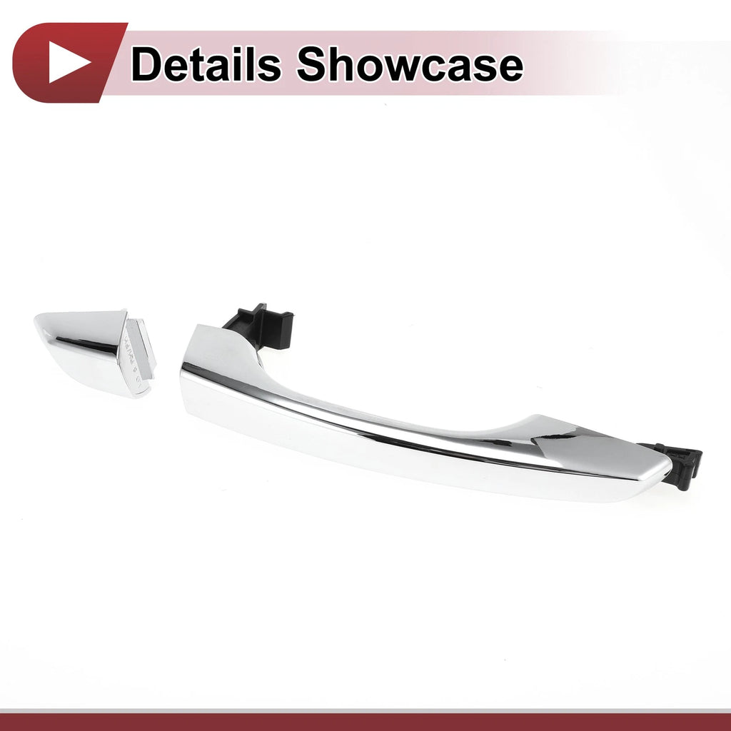 Car Door Handle Grip for Hyundai Elantra Sedan (2017–2020) No. 82661F2210 Silver Tone