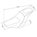 Driver & Passenger Seat for Harley Low Rider S FXLRS (2020–2025) ST FXLRST (2022–2025)