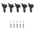 Set of 5 Ignition Coils & Spark Plugs for GMC Canyon (L5)