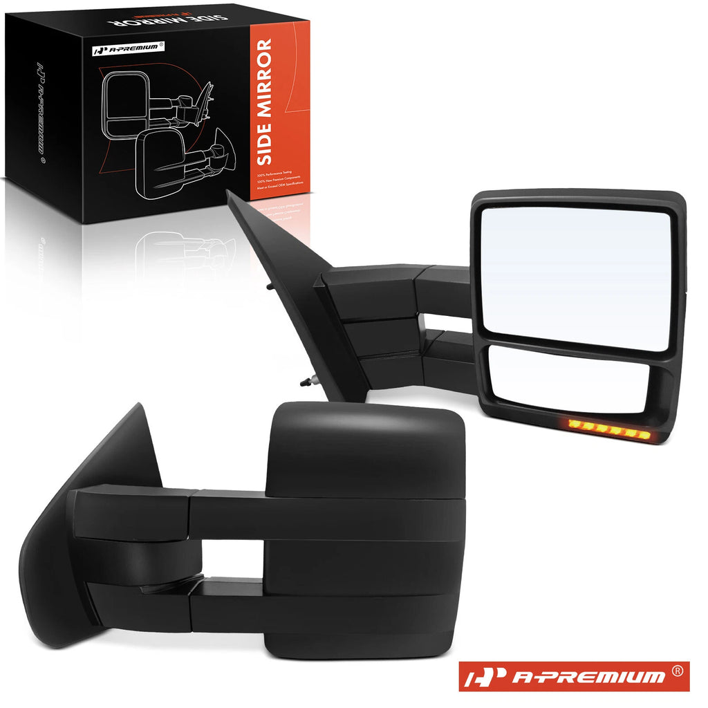 Pair Power Adjust Towing Mirrors for Ford F-150 (2009–2014)