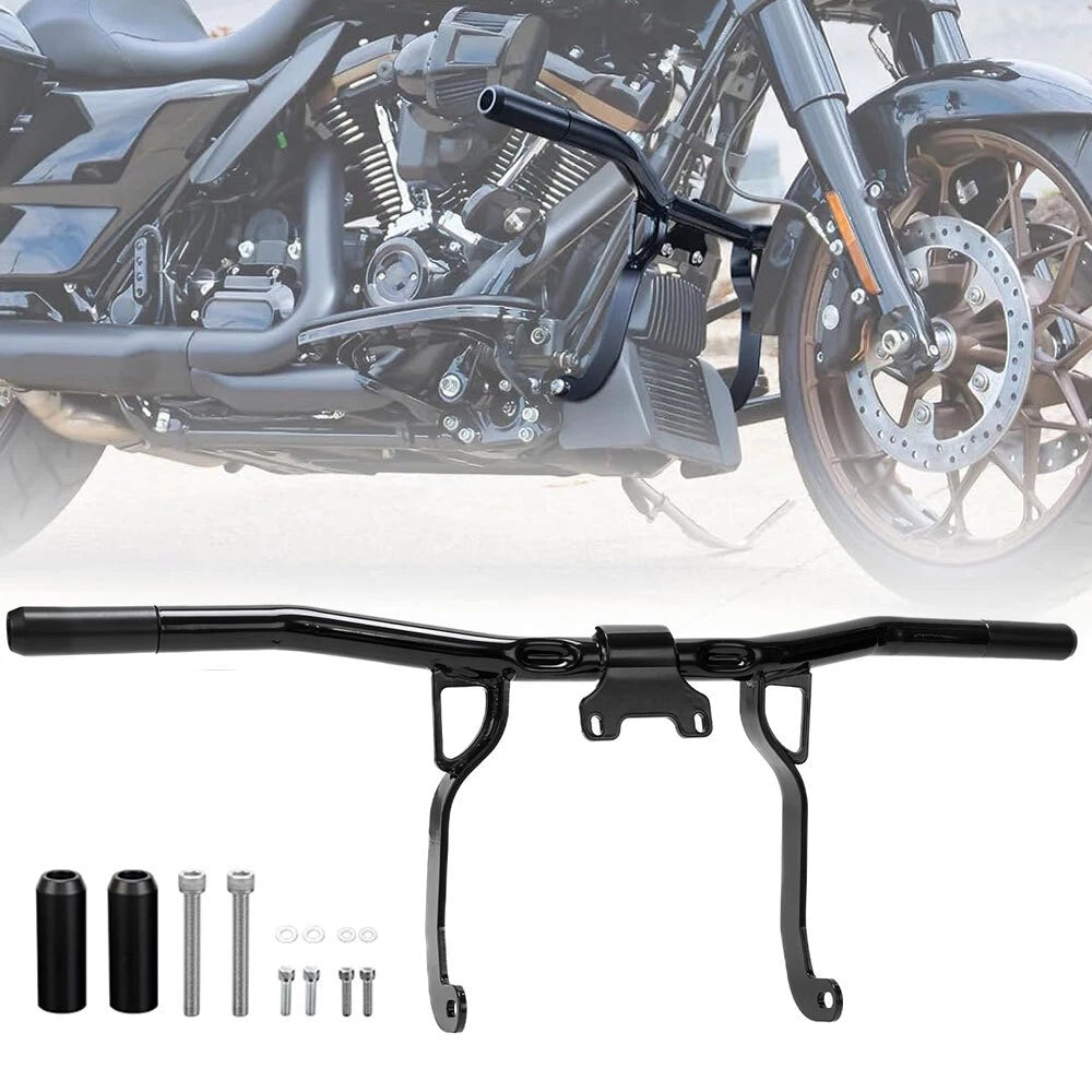 Front Engine Guard Crash Bar for Harley Touring Models (2014–2023)