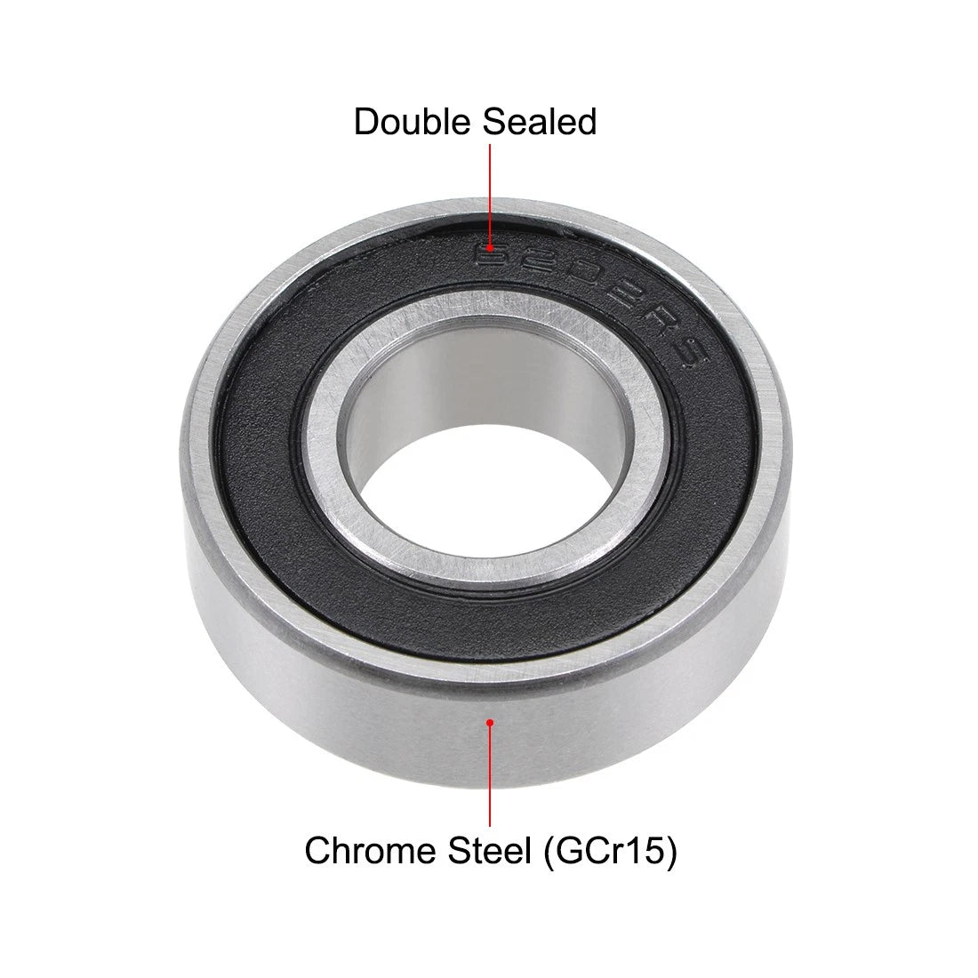 6202-2RS Ball Bearing for Various Models (15x35x11mm, ABEC-3)