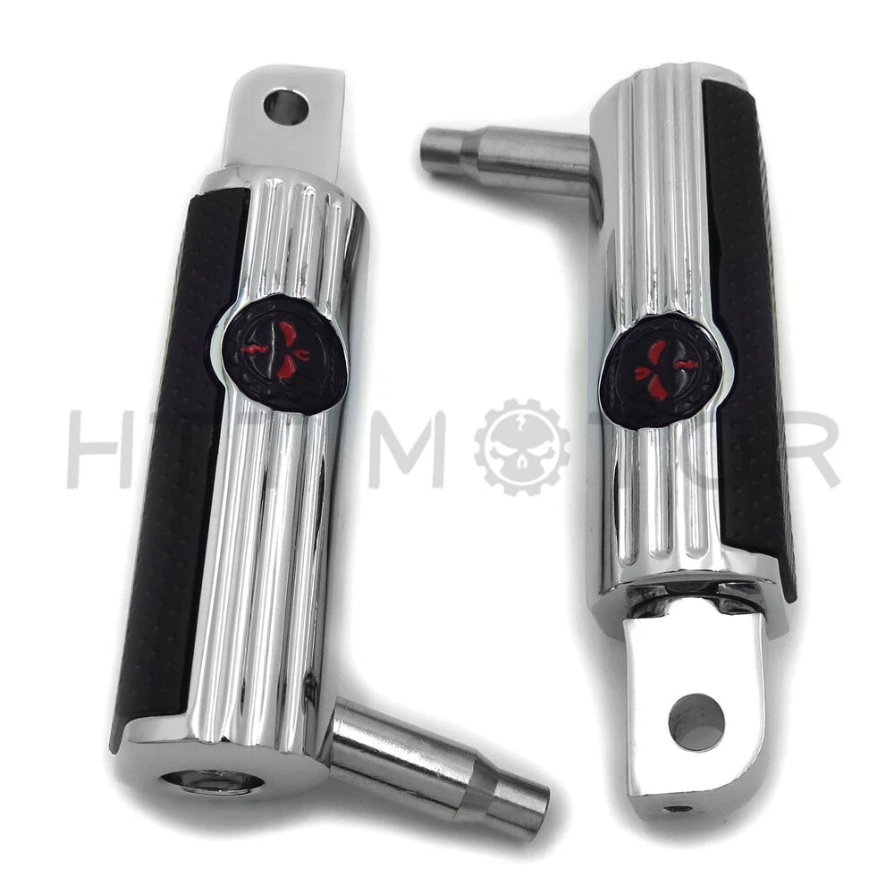 Skull Footrest Footpegs for Yamaha YZF-R1 (2000–2016), YZF-R6 (1999–2016)