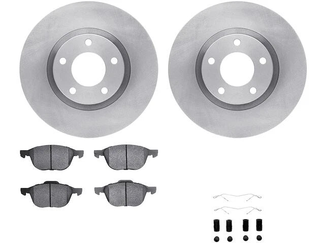 Front Brake Pad and Rotor Kit for Mazda 3 Sport (2010–2013) GZ998VB