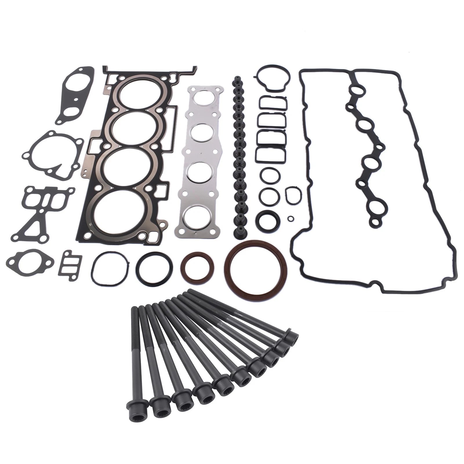 Engine Overhaul Gasket Kit with Head Bolts for Hyundai Sonata Kia Optima