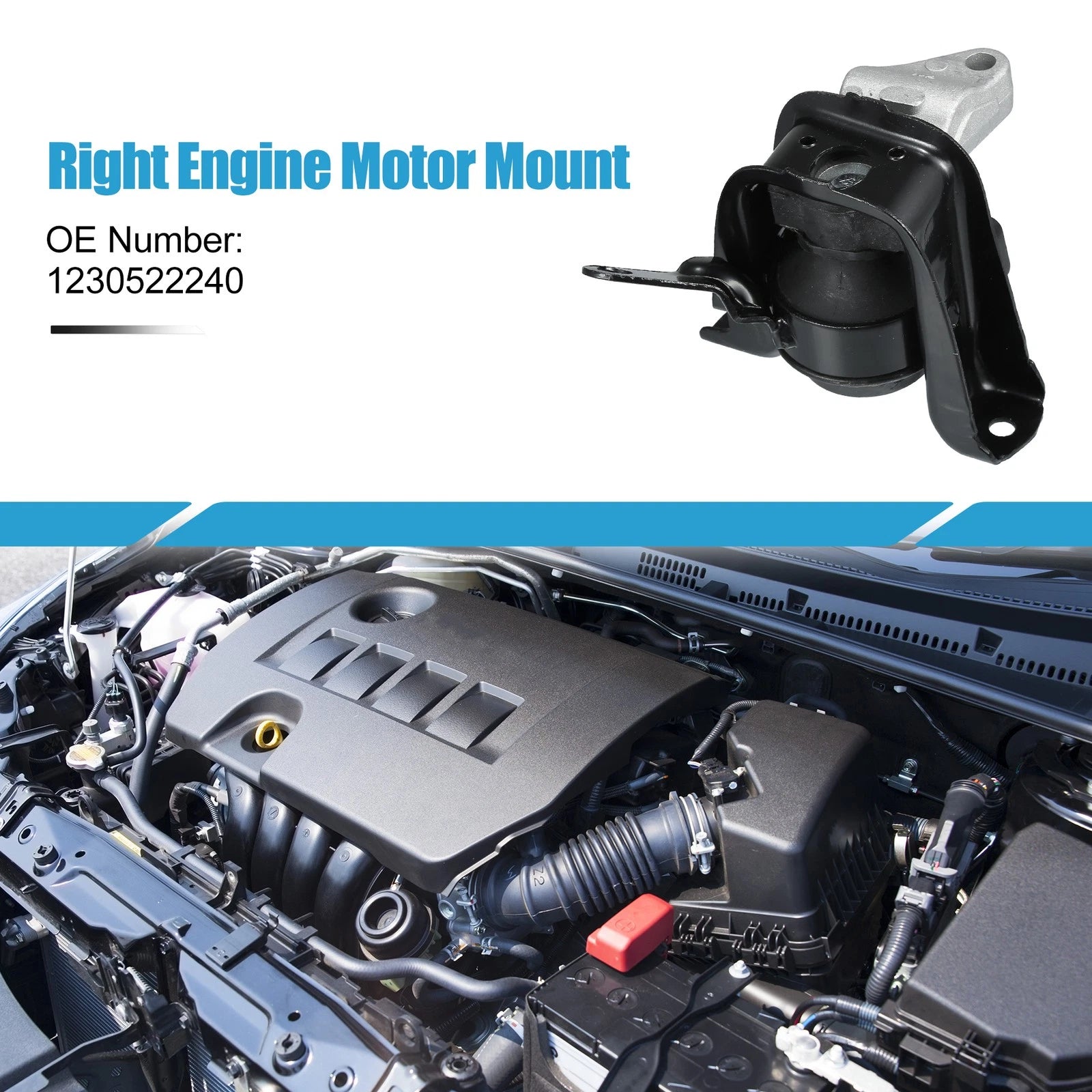 Engine Motor Mount & Transmission Mount for Toyota Corolla (2001–2008)