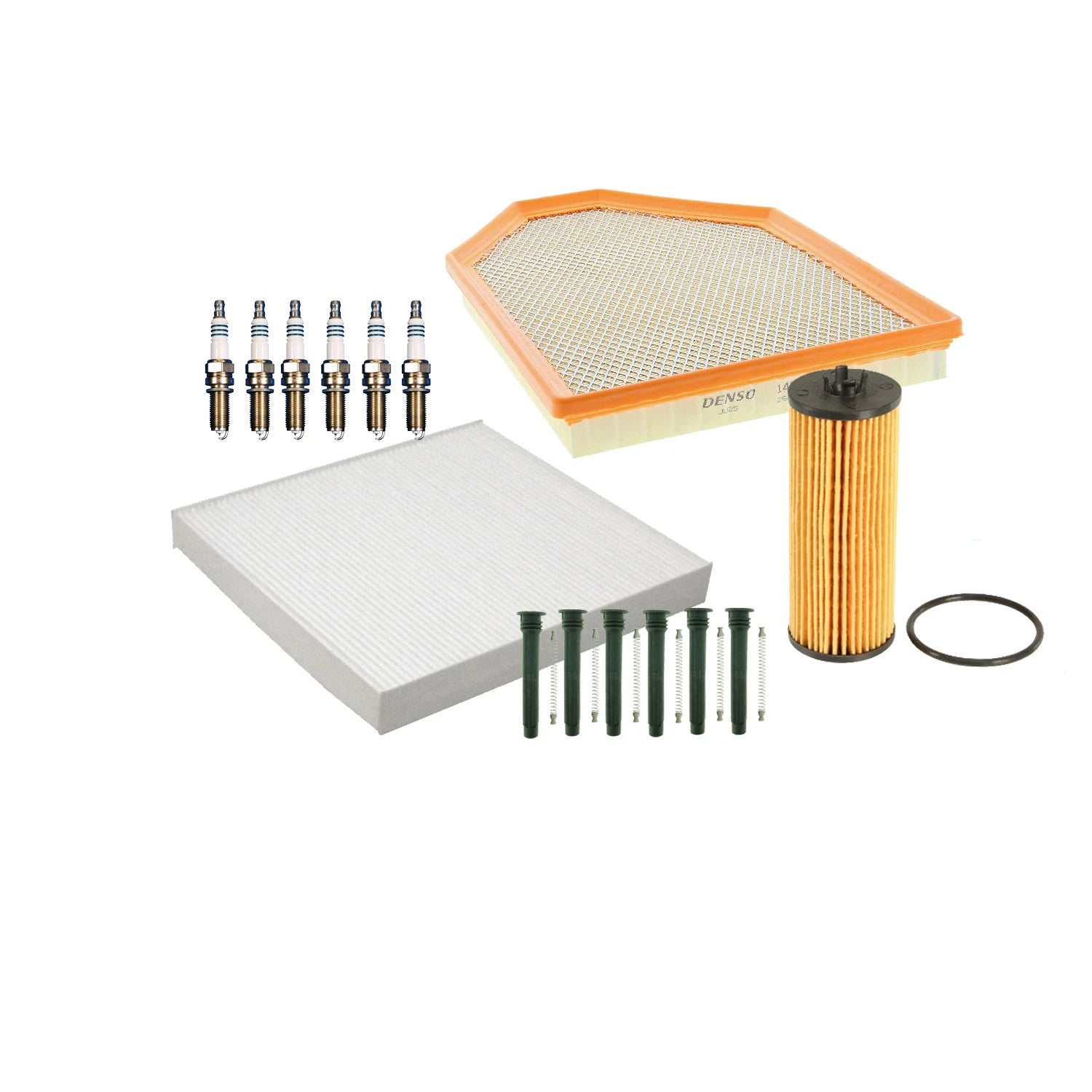 Tune Up Kit with NGK 6 Spark Plugs & Boots for Durango Grand Cherokee (2011–2020)