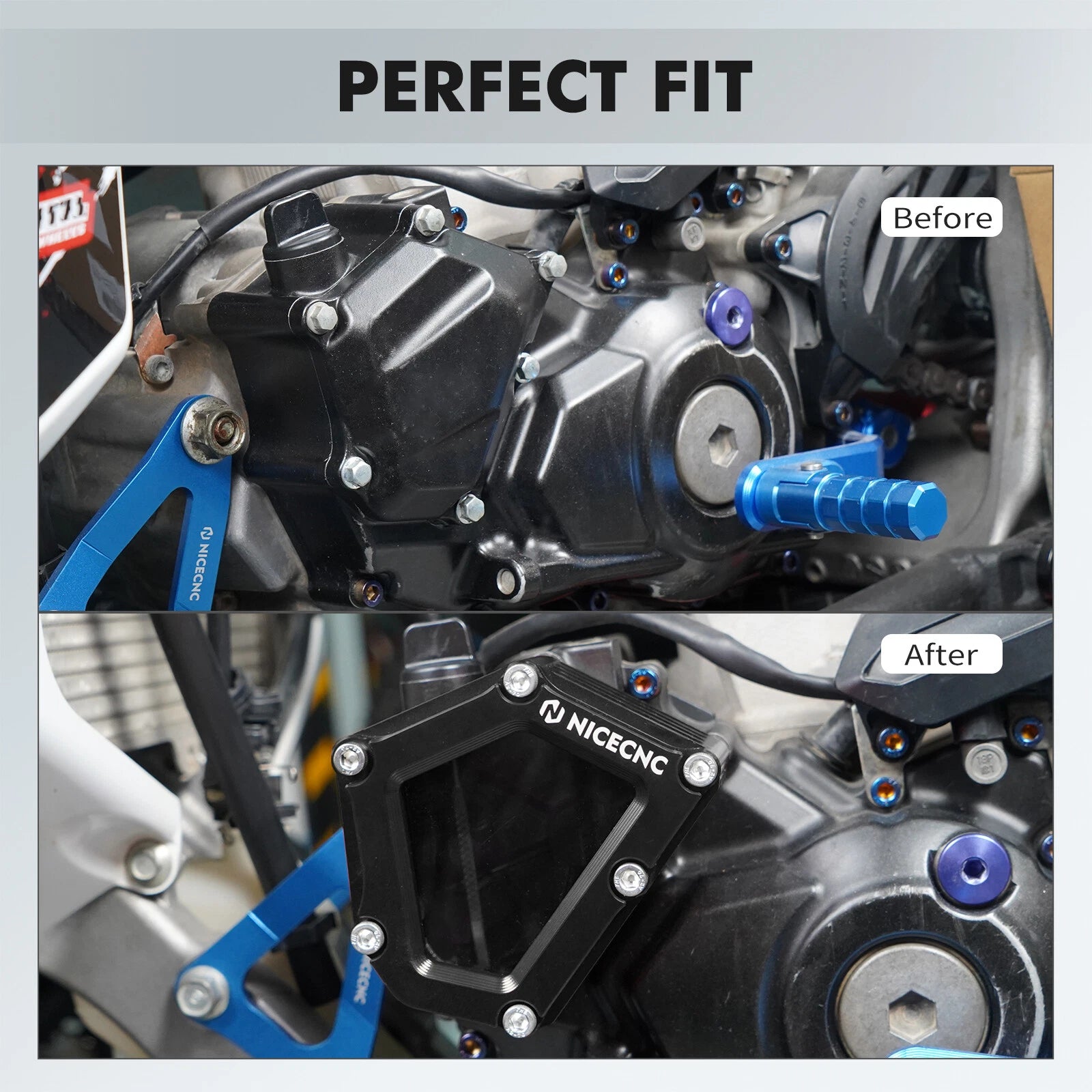 Clear Oil Cover #18P-15423-00-00 for Yamaha YFZ450X (2010–2011), YFZ450R (2009–2023)