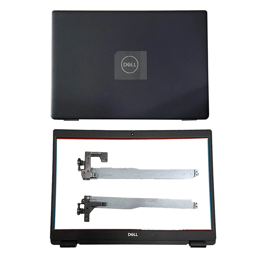 Black LCD Back Cover & Bezel & Hinges for Dell Latitude 3510 (2020–2023) 8XVW9 08XVW9