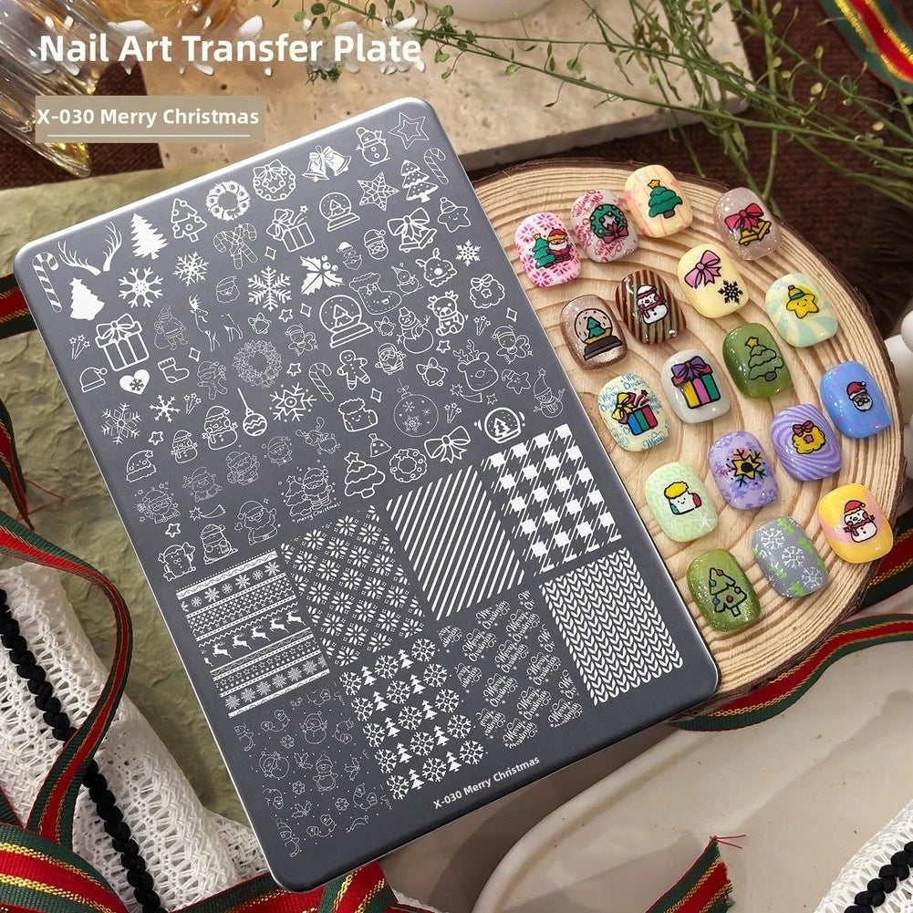 Nail Stamping Plate for DIY (14.5 cm x 9.5 cm)