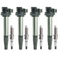 4X Ignition Coil + 4X Iridium Spark Plug for Toyota Matrix, Scion xD (2009–2013)