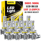 Set of 4 LED Headlight Fog Light Bulbs for Make Model 