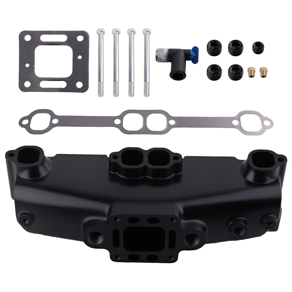 Cast Iron Marine Exhaust Manifold for MerCruiser 5.0 5.7 305 350 V8 (1983–2009) 18-1953-2