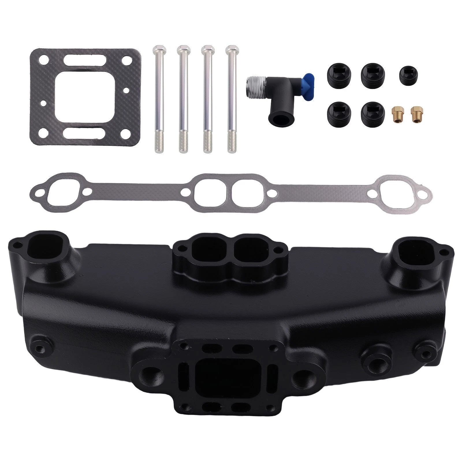 Cast Iron Marine Exhaust Manifold for MerCruiser 5.0 5.7 305 350 V8 (1983–2009) 18-1953-2