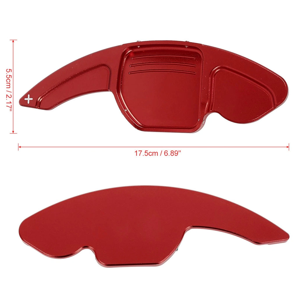 Pair Red Steering Wheel Shift Paddle for Audi A4 A5 S4 S5 Q5 (2013)