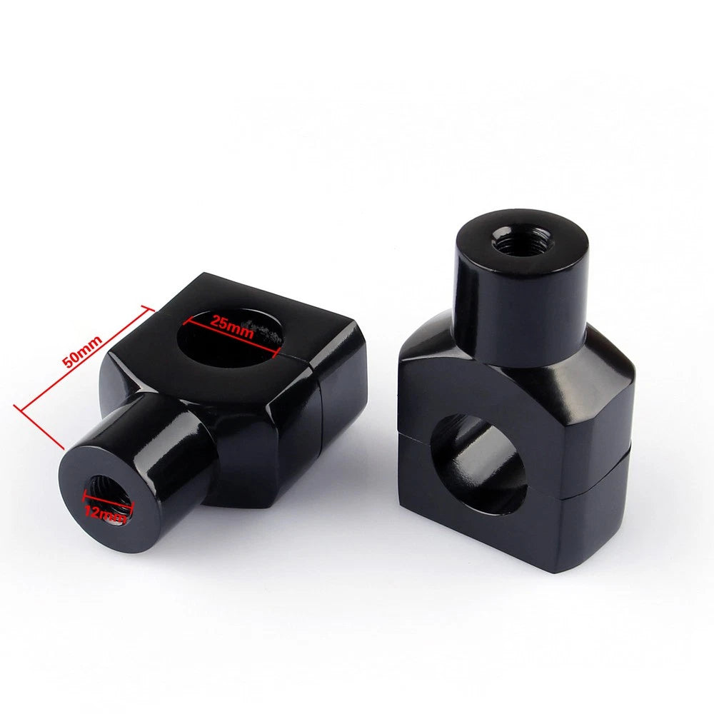 2" Handlebar Risers for Yamaha V-Star 650/1100, Suzuki Boulevard (2000–2010)