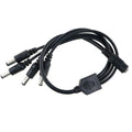 12V 10A Power Distribution Cable 5.5x2.1mm Female to Male Splitter