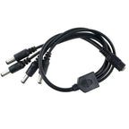 12V 10A Power Distribution Cable 5.5x2.1mm Female to Male Splitter