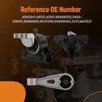 Set of 3 Engine Motor & Manual Trans Mounts for Chevrolet Spark (2011–2015)