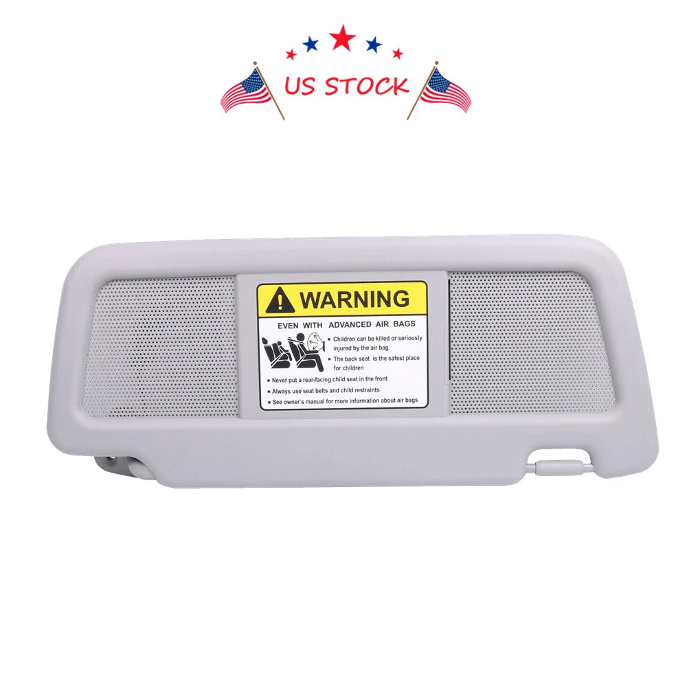 Driver Left Side Sun Visor for Mazda RX-8 (2004-2011) Gray