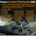 Engine Coolant Thermostat 068121113H for Audi A2 (2000–2005) with Seal