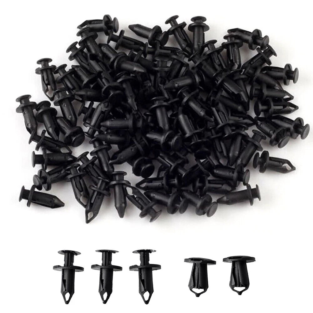 100pcs Plastic Fastener Clips for ATV Models (Various)