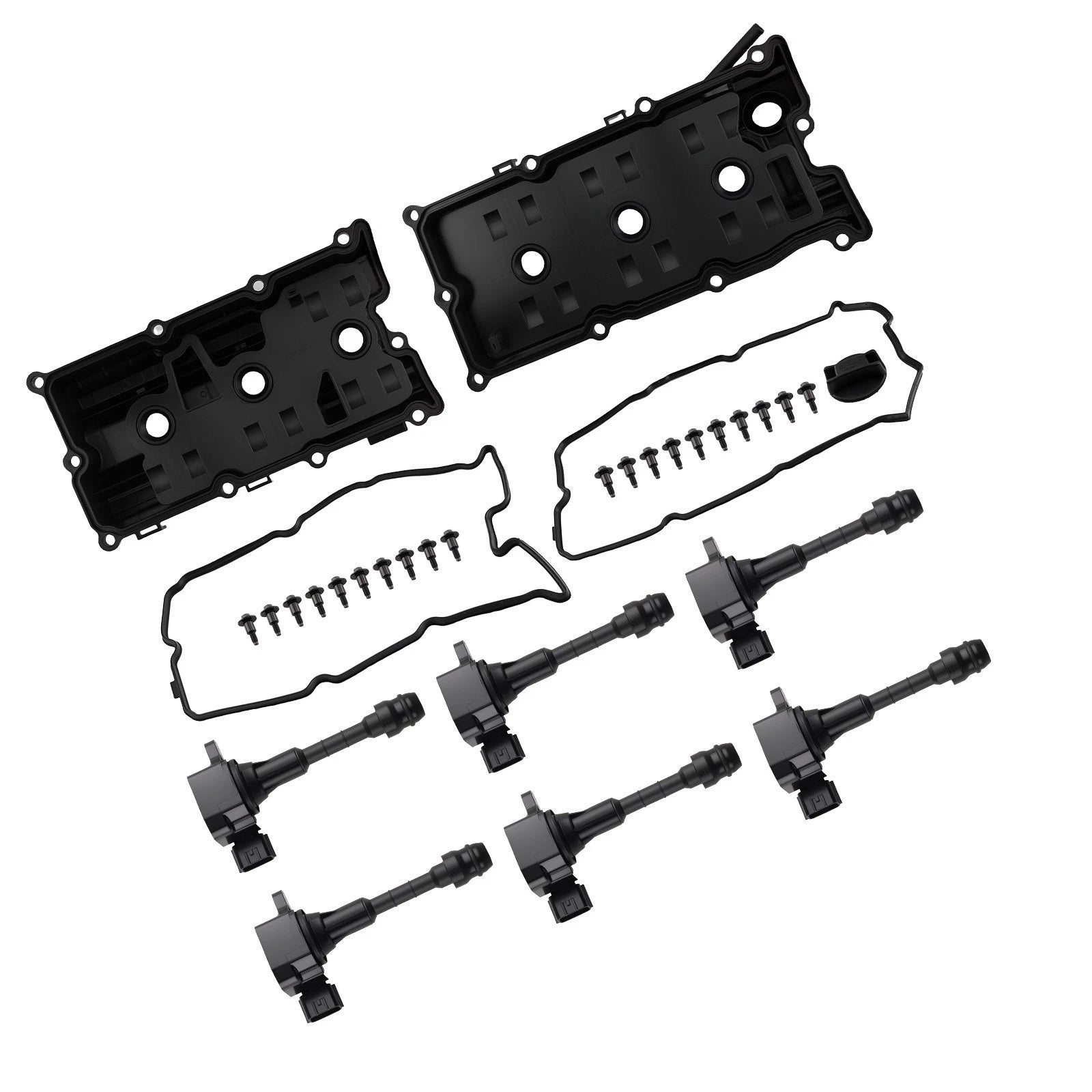 Engine Valve Cover & Ignition Coil Set for Infiniti G35 FX35 Nissan 350Z (2003–2008)