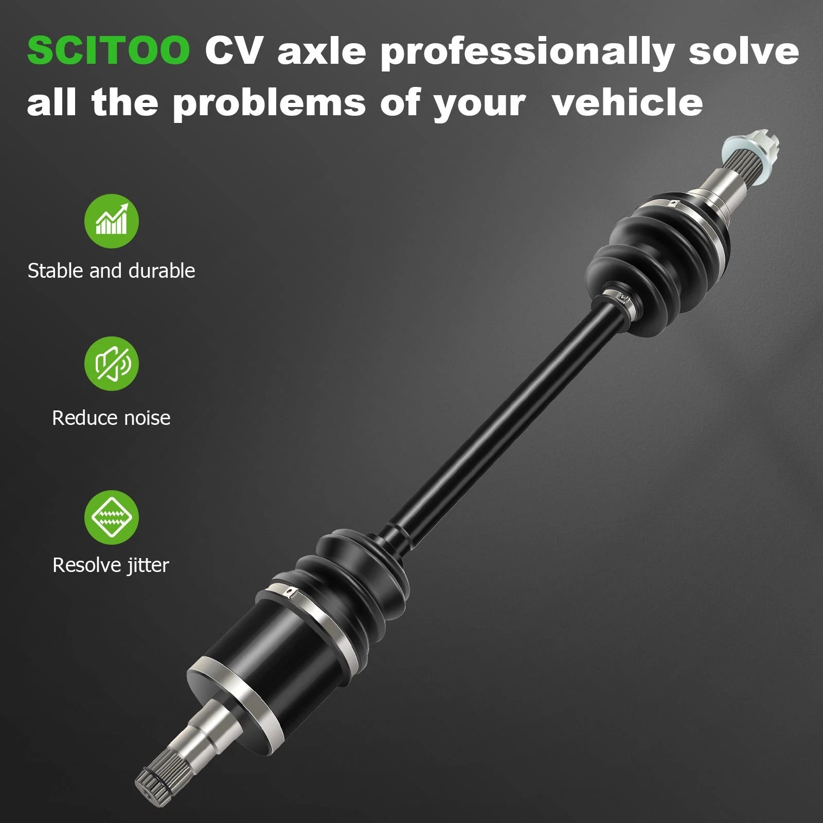 Front Left CV Axle Shaft for Can-Am Commander 1000 4x4 (2011–2015)