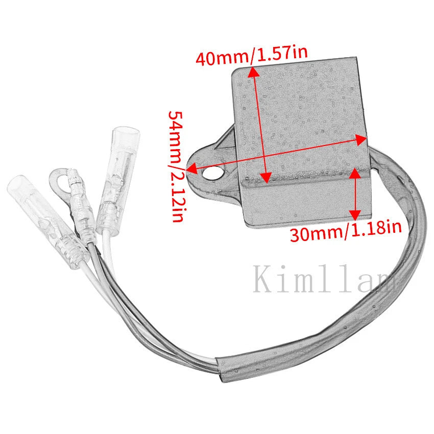 CDI Coil Unit Assy for Yamaha Outboard 2HP 2B MHS (1995–2006) 6A1-85540-01
