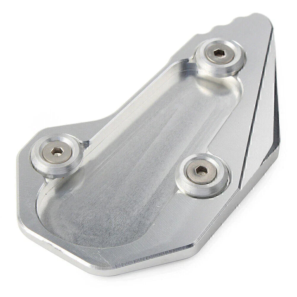 Silver Kickstand Side Stand Pad for BMW R1200R R1200RS LC (2015-2016)