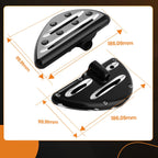 CNC Cut Male Mount Foot Pegs for Harley Touring (2014–2023)