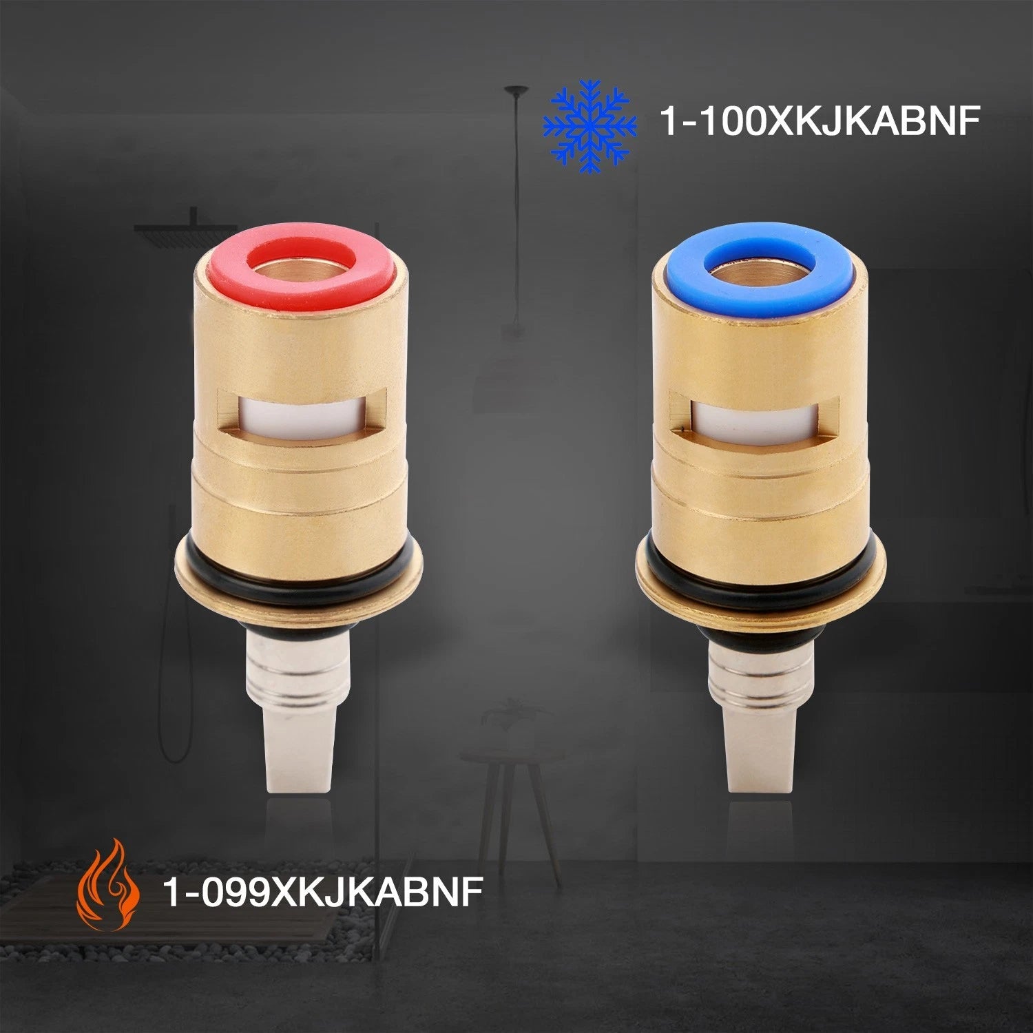 Ceramic Valve Cartridge Kit 1-099XKJKABNF, 1-100XKJKABNF for