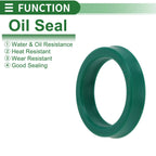 Set of 5 Oil Seal Rotary Shaft Seal 28x36x7mm High Pressure Green