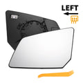Left Side Heated White Mirror Glass for GMC Acadia, Chevrolet 