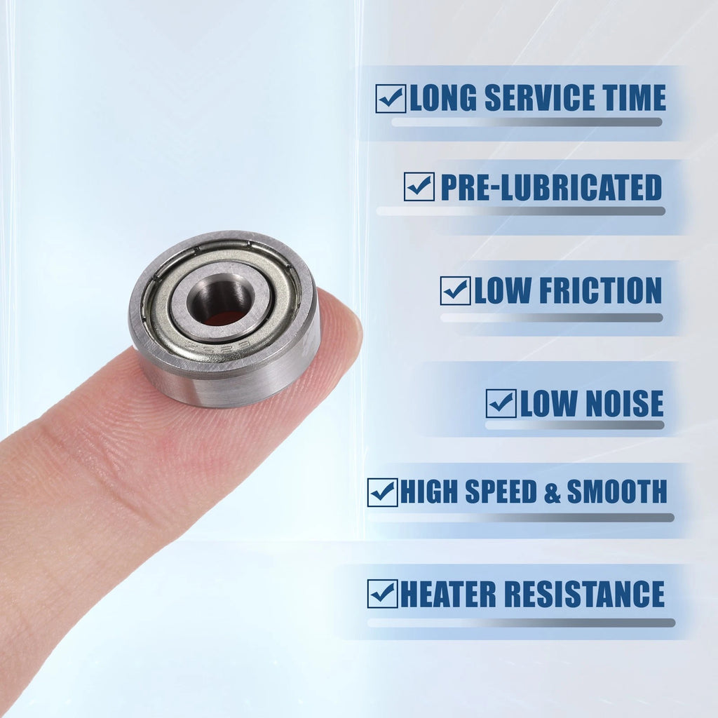 5 Pcs 625ZZ Deep Groove Ball Bearings for Various Models (5x16x5mm)