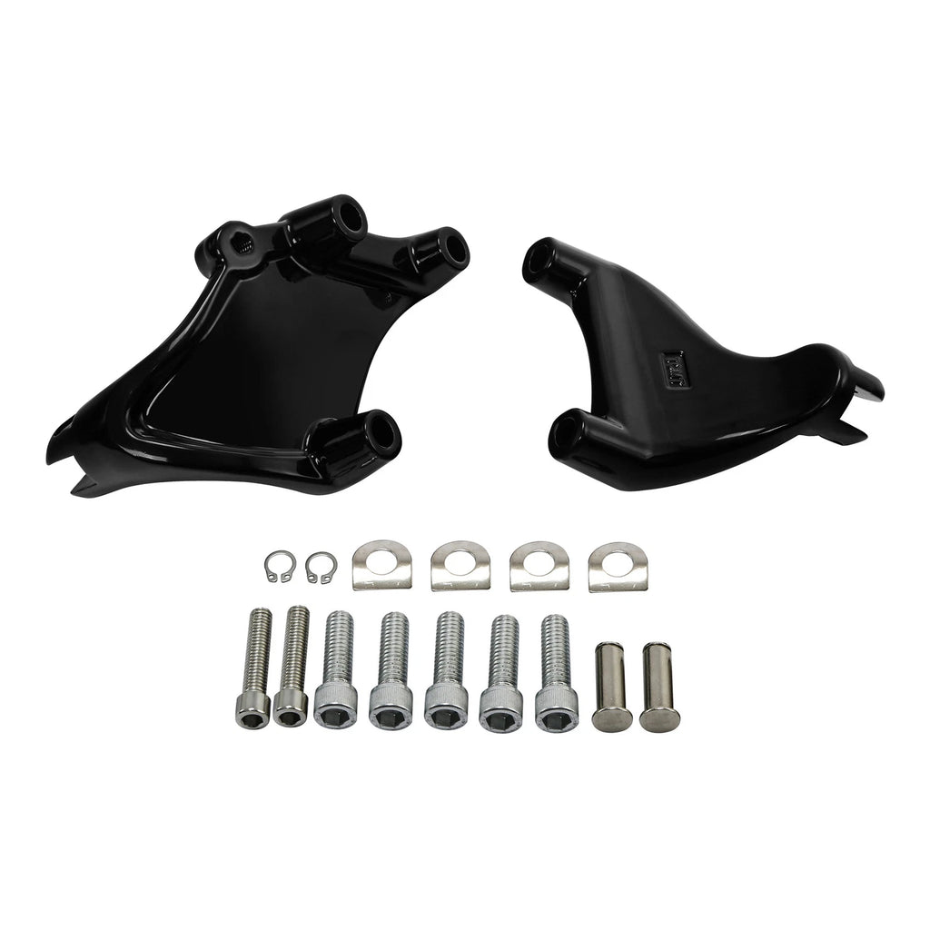 Passenger Foot Peg Mount Brackets for Harley Sportster Iron 883 XL1200C (2014–2019)