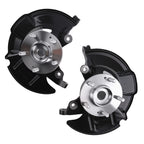 Pair Front Steering Knuckle & Wheel Bearing Hub for Hyundai Elantra (2007–2010)